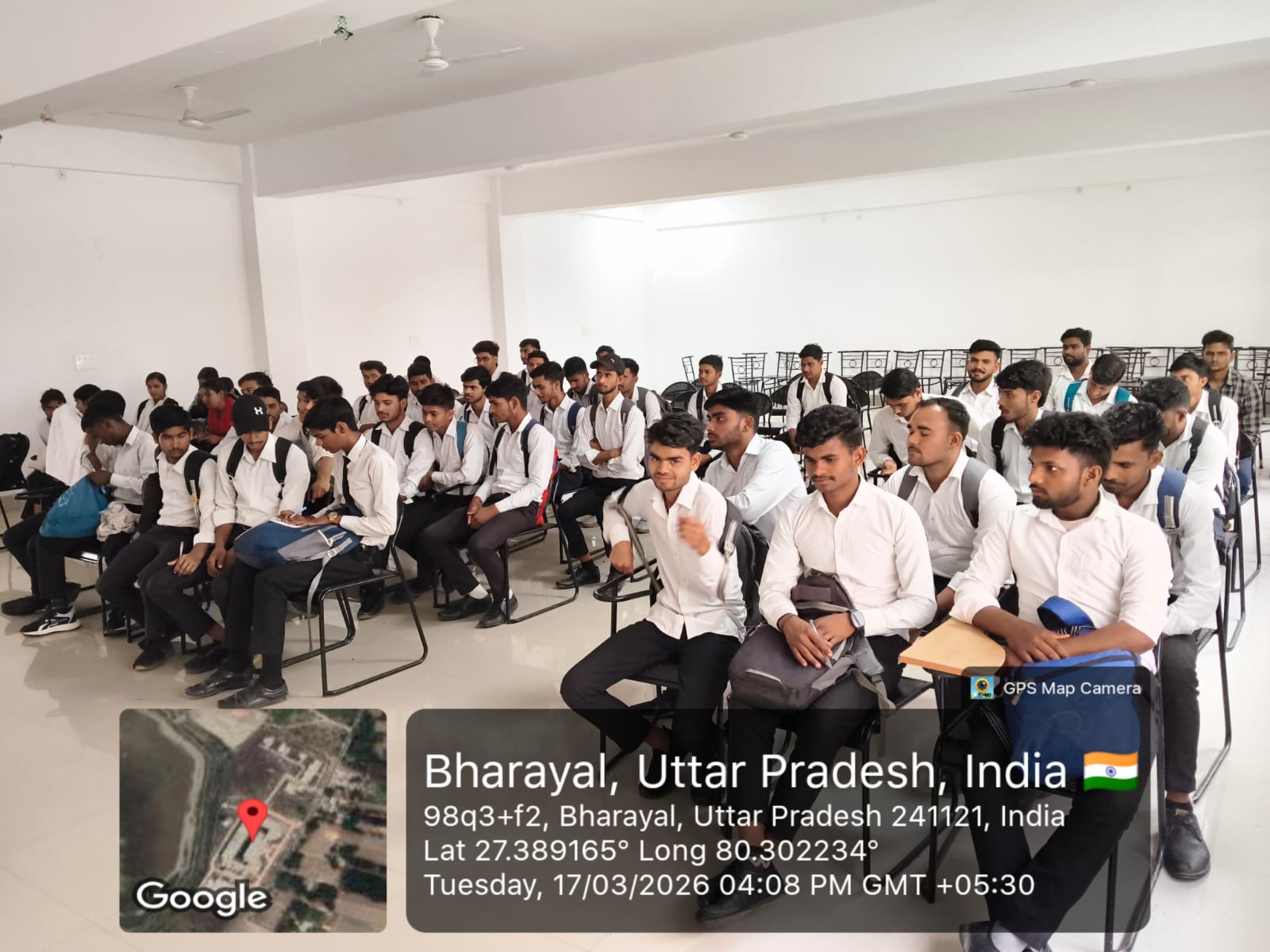 Lecture hall with students during academic session